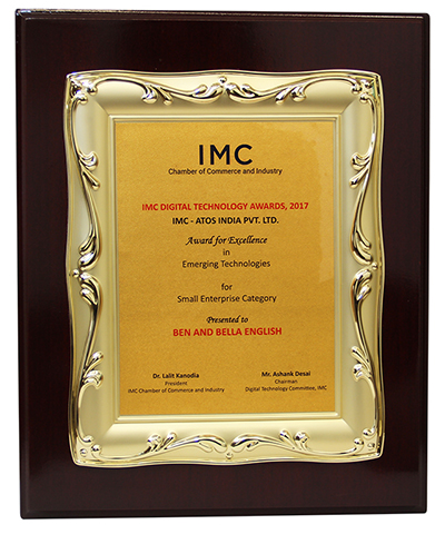 the IMC Digital Technology Award 2017